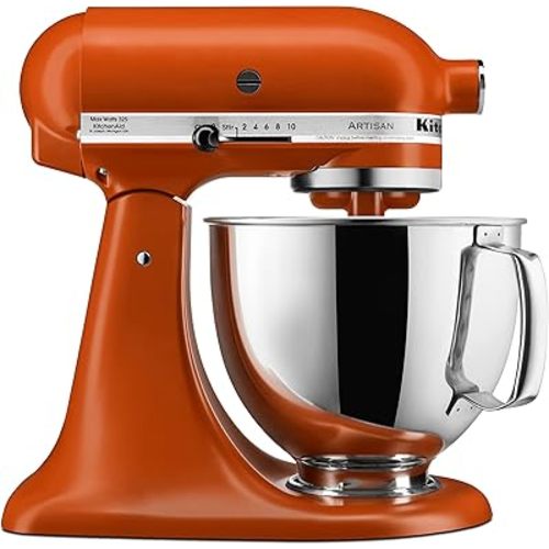 KitchenAid KSM150PSSC Stainless Steel Mixer Bowl, 5 Quart, Scorched Orange