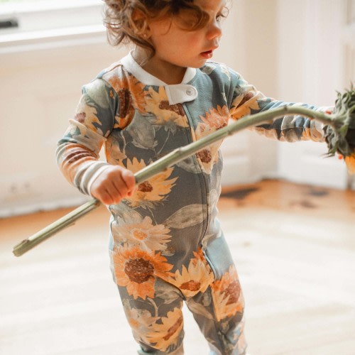 Sunflowers Organic Cotton Sleep & Play – Burt's Bees Baby