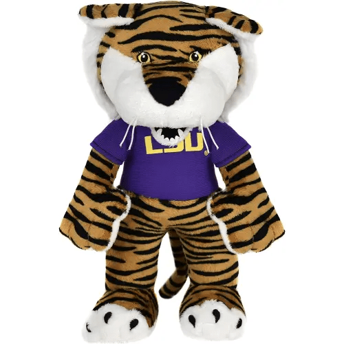 Bleacher Creatures LSU Mike The Tiger 10" Plush Figure - A Mascot for Play or Display