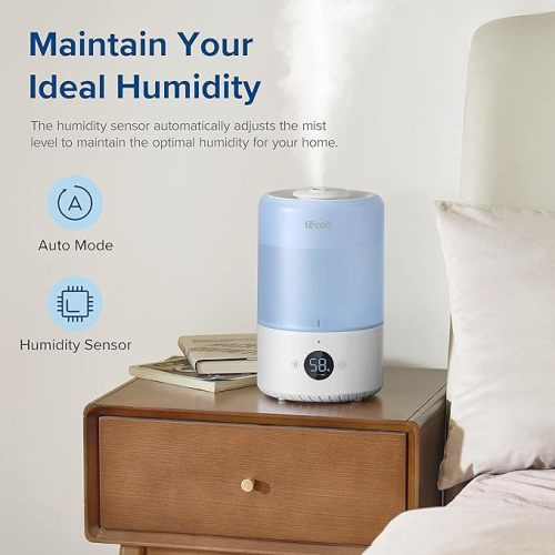 LEVOIT Dual 200S Smart Humidifier for Bedroom