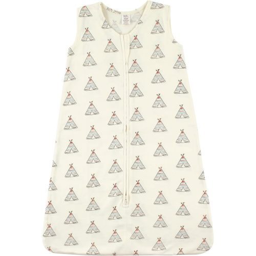 Touched by Nature Unisex BabyOrganic Cotton Sleeveless Wearable Sleeping Bag, Sack, Blanket - 6-12 Months - Teepee