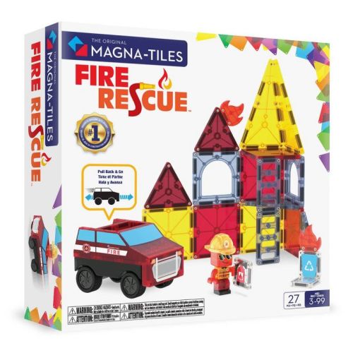 MAGNA-TILES Fire Rescue Magnetic Building Set