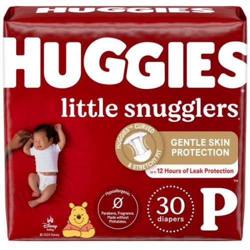 Huggies Little Snugglers Diapers Convenience Pack - Size Preemie (30ct)