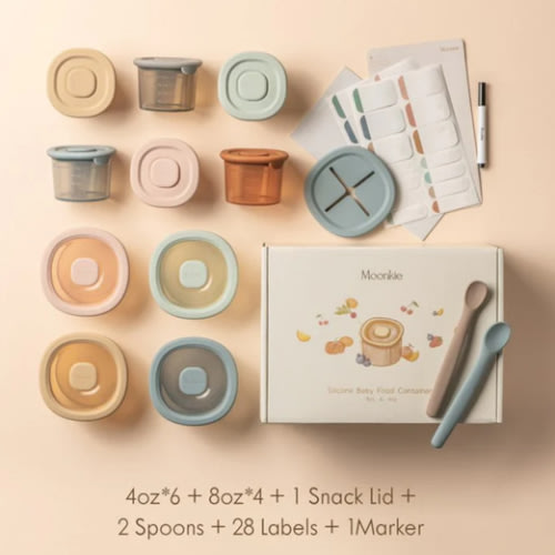 Silicone Baby Food Containers