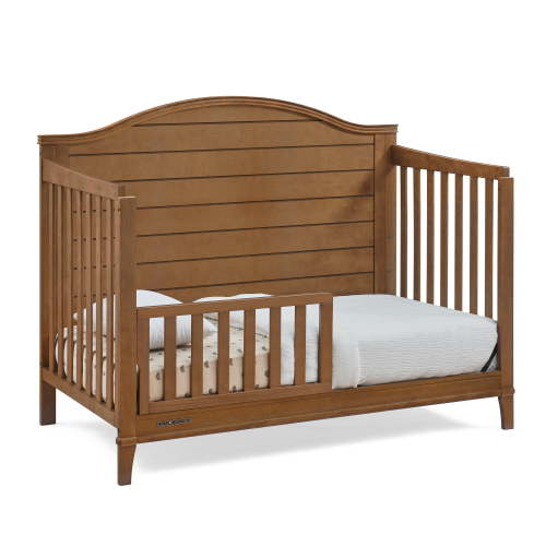 Delta Children Phoebe 6-in-1 Convertible Crib - Greenguard Gold Certified, Chestnut