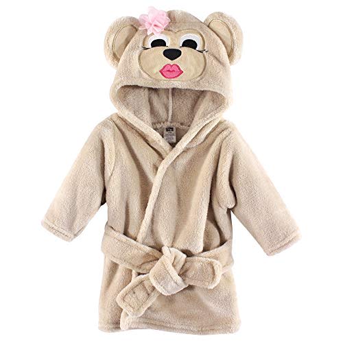 Hudson Baby Unisex Baby Plush Animal Face Bathrobe