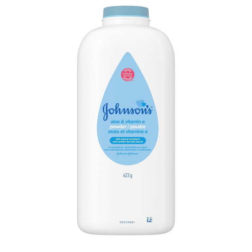Baby powder with without talc, brand flexible