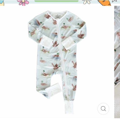 Little Duckling Convertible Zip Romper | Caden Lane