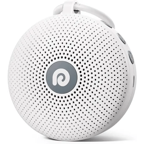 Dreamegg White Noise Machine - Portable Sound Machine for Baby Adult, Features Powerful Battery, 21 Soothing Sound, Noise Canceling for Office & Sleeping, Sound Therapy for Home, Travel, Registry Gift