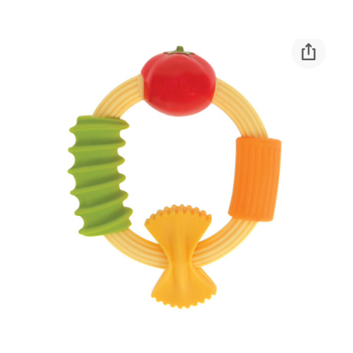 Pasta Silicone Teething Ring