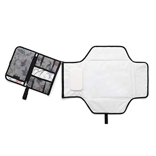 JumpOff Jo Portable Changing Pad Padded Diaper Changing Station Fairy Blossom