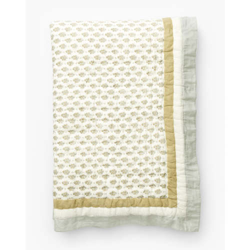 Dulcie Block Print Quilt - Crib