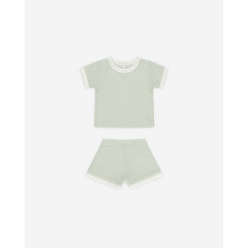 Waffle Shortie Set || Mint