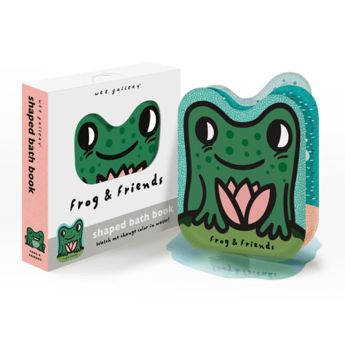 Wee Gallery Shaped Bath Books: Frog and Friends : Watch me change color in water! (Series #2) (Other)