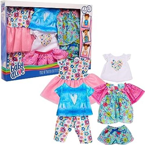 Baby Alive Mix N' Match Outfit Set, Kids Toys for Ages 3 Up by Just Play
