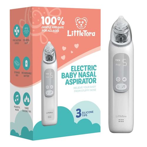 Baby Nasal Aspirator - Rechargeable Electric Nose Sucker Baby Nose Cleaner - Toddlers Booger Mucus Sucker - Baby Vac Nasal Aspirator - Infant Booger Suction Removal Device