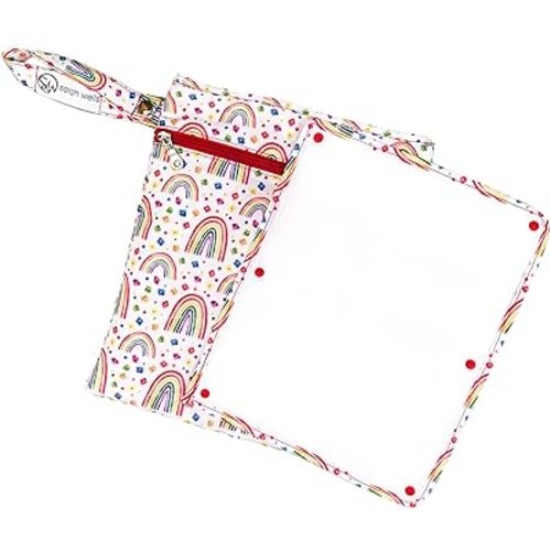 Sarah Wells Pumparoo Wet/Dry Bag for Breast Pump Parts (Rainbows)