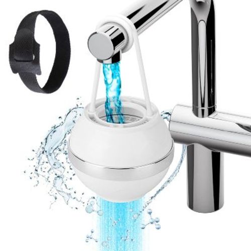 Newhome "8-stage Bath Ball Filter, Bpa-free, 2,500 Gallons Of Filtration For Soft Skin & Hair – Year-round Contaminant Protection" White