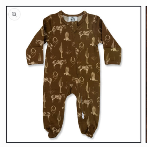 Desert Dreams Footed Jammies – Cowkid Clothing Company