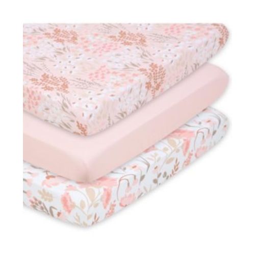 Whimsical Floral 3-Pack Fitted Playard Sheets