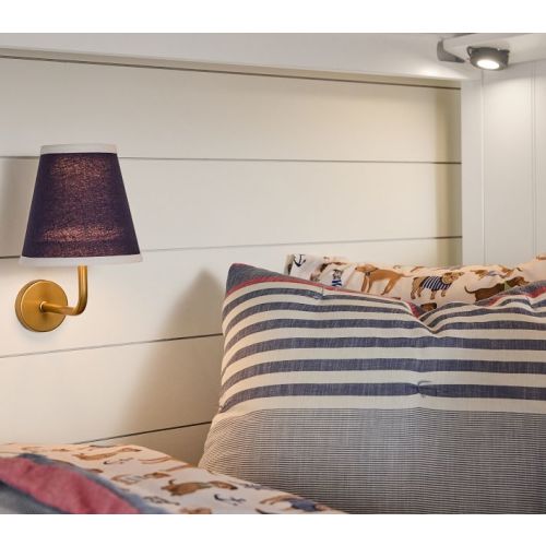 Navy Rechargeable Wall Sconce (9")