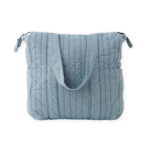 Denim Convertible Diaper Bag - Soft Indigo – Pehr
