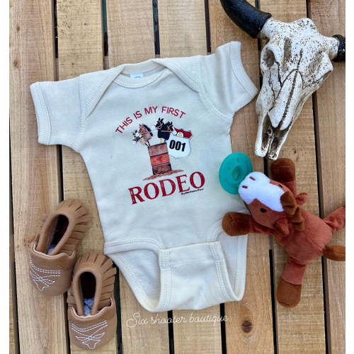 first rodeo baby onesie