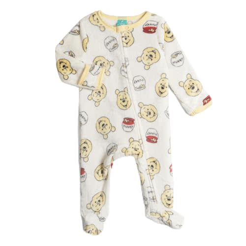 Disney Baby Boys Long Sleeve Footed Sleep and Play Coveralls