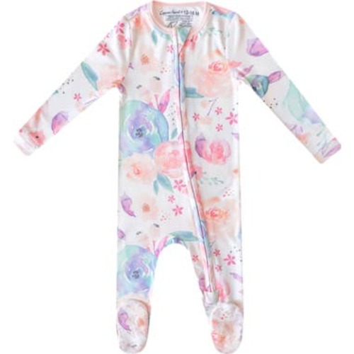 Zip-Up Footie Pajamas, 0-3M