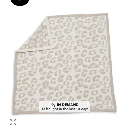Barefoot dreams Leopard Blanket