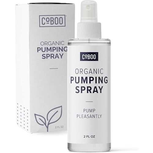 Pumping Spray 2 Fl Oz | Organic Skin Lubricant for Breast Pumping | Pump Flange Spray for Breast Shields | Vegan & Lanolin Free, Made in USA | Helps Sore Nipples & Clogged Milk Ducts