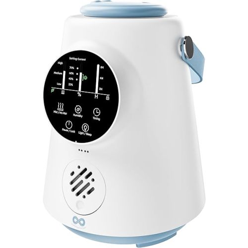 Upgraded 2.5L Top Fill Humidifier for Bedroom Baby – Everlasting Comfort Quiet Cool Mist for Nursery & Kids, Easy-Clean, Air Moisturizer with Soothing Hydration
