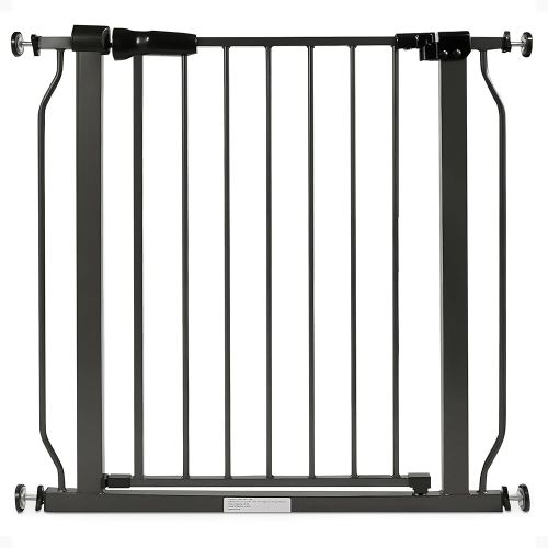 BalanceFrom Walk Thru Safety Gate for Baby and Pets, Doorways, Stairways, Hallways, Fits 29.1-33.8 Inch Openings, 36 Inch Height, Graphite
