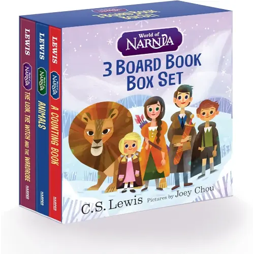 World of Narnia: 3 Board Book Box Set: The Lion, the Witch, and the Wardrobe, The Chronicles of Narnia: Animals, The Chronicles of Narnia: A Counting Book