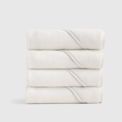 Organic Turkish Cotton Baby Hooded Towel Set 4-Pack