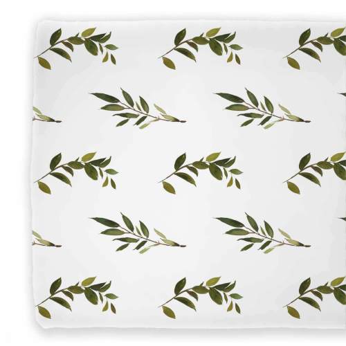 Olive Leaf Changing Pad Cover