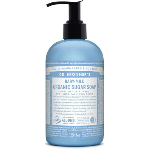Dr. Bronner's - Organic Sugar Soap Baby Mild 355 ml Black