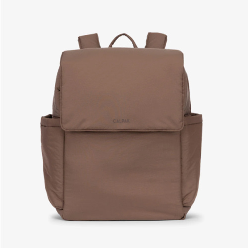 Diaper Backpack with Laptop Sleeve - HAZELNUT