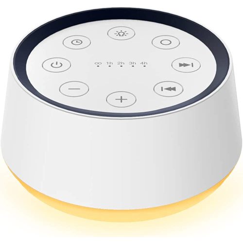 BrownNoise Sound Machine with 30 Soothing Sounds 12 Colors Night Light White Noise Machine for Adults Baby Kids Sleep Machines with Memory Function 36 Volume Levels 5 Timers for Home Office Travel