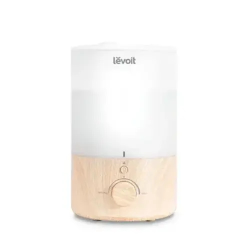 Levoit - Dual 150 .79 gallon Top-Fill Ultrasonic Humidifier - White / Wood