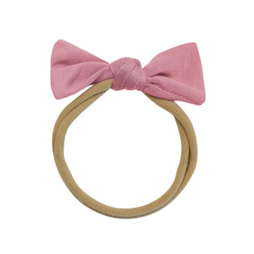 Tiny Nylon Bow in Apple Blossom