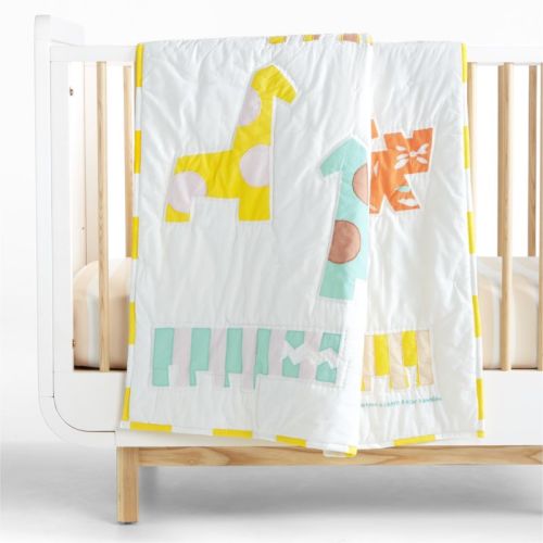 Idyllwild Organic Animal Crib Quilt