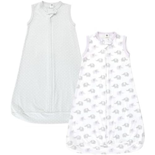 Hudson Baby Unisex Baby Cotton Long-Sleeve Wearable Sleeping Bag, Sack, Blanket