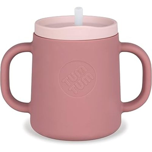 TUM TUM 3 way Baby Trainer Cup, Designed with Feeding Specialist, 180ml (Pink)