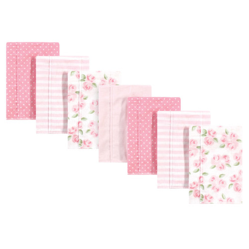 Little Treasure Cotton Flannel Burp Cloths, Beyoutiful