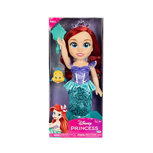 Disney Princess Ariel Large Doll with Brush and Character Friend