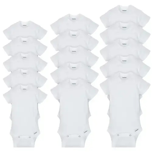 Grow-With-Me White Onesies® Bodysuits 15-Pack | Gerber Childrenswear