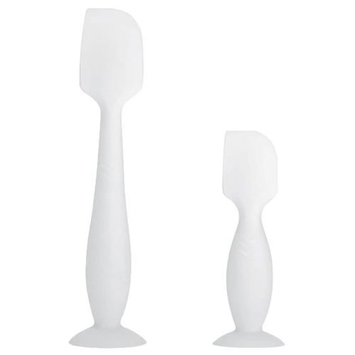 2 Pack Baby Diaper Cream Spatula - Baby Diaper Rash Cream Applicator for Butt Paste Diaper Creams - Diaper Cream Brush for Newborn Essentials (White)