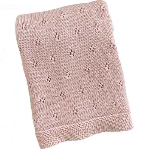 Pique Baby Blanket, Blush - The Blueberry Hill | Maisonette