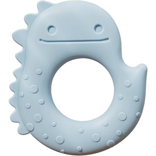Baby Teething Toys for Babies 0-6 Months, Baby Teethers for Babies 3-6 6-12 Months Silicone Baby Chew Toys Gifts for Must Haves, BPA Free Dinosaur